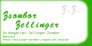 zsombor zellinger business card